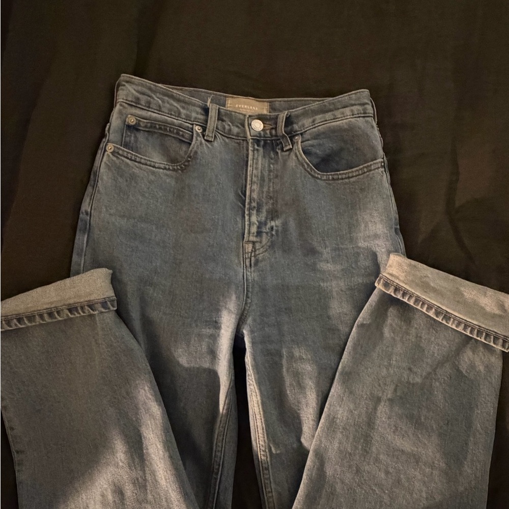 Everlane High Rise Blue Jeans